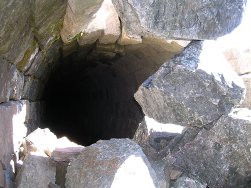  Breche dans la voute du tunnel en 2004