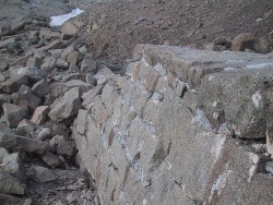  mur de Riou Beyrou avant travaux