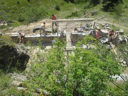  Restauration de la marteliere de l Abeil par Alpes de lumiere en 2008