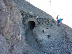  Deblaiement et confortement de la sortie du tunnel superieur