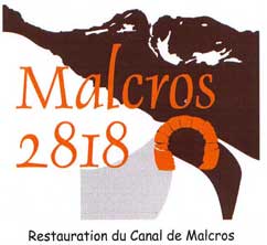 Logo restauration du canal de malcros