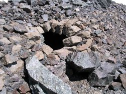  breche dans la voute du tunnel superieur en 2004