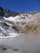  Automne 2005 - Le lac de Malcros pris par la glace