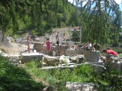  Restauration de la marteliere de l Abeil par Alpes de lumiere en 2008