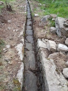  La rigole du Sellaret apres le passage de l eau